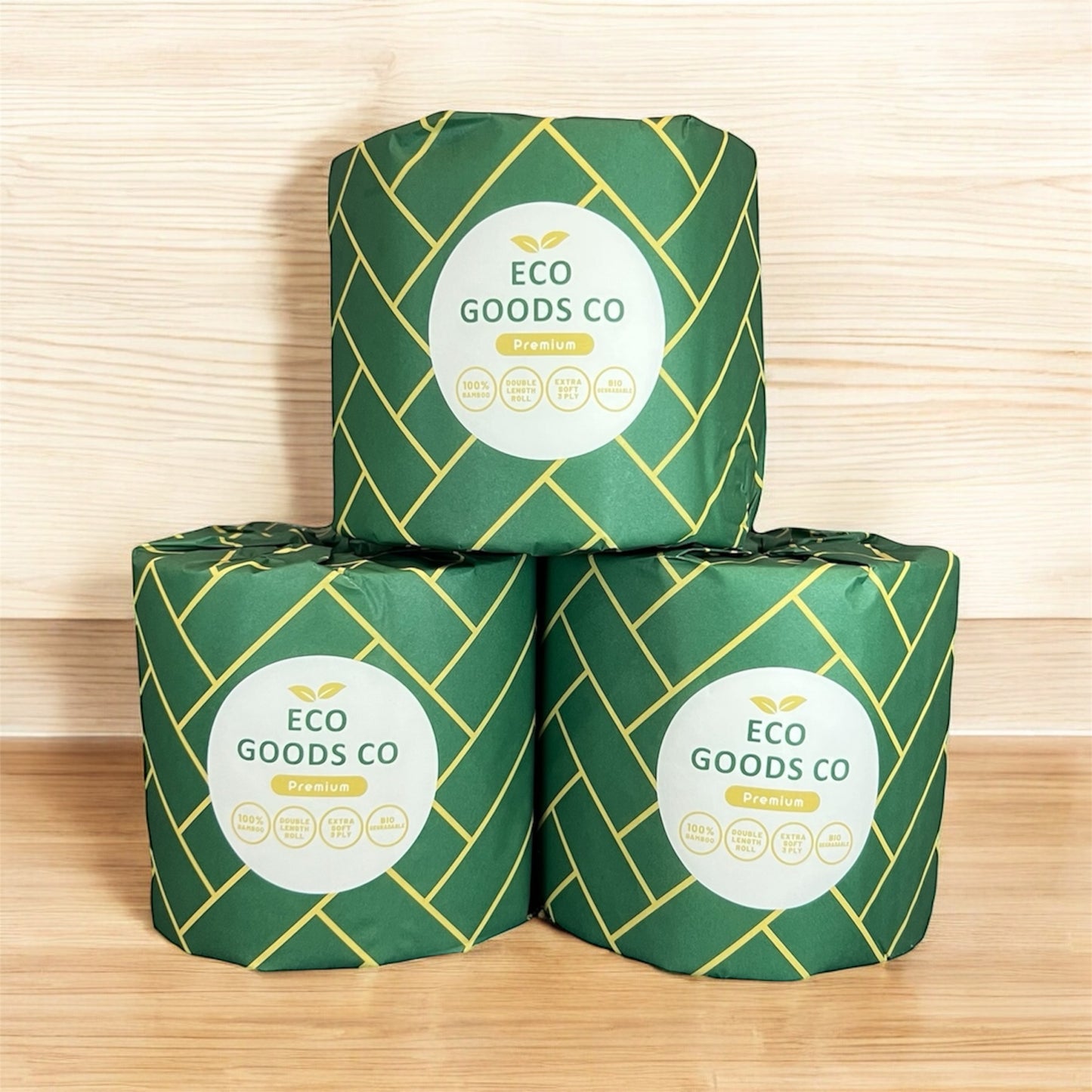 100% Bamboo Toilet Paper - 24 Rolls